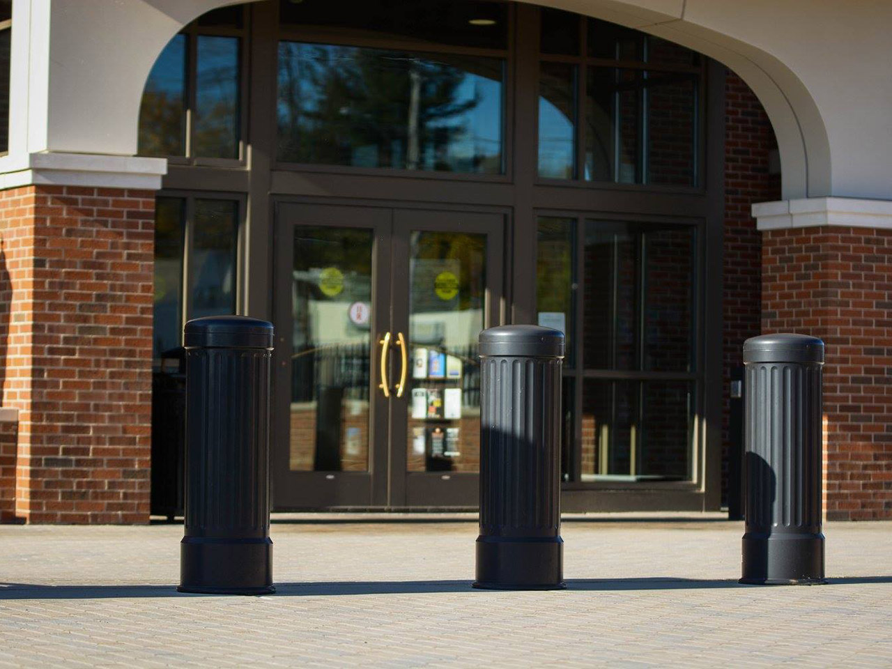 New York State Troop G headquarters bollards