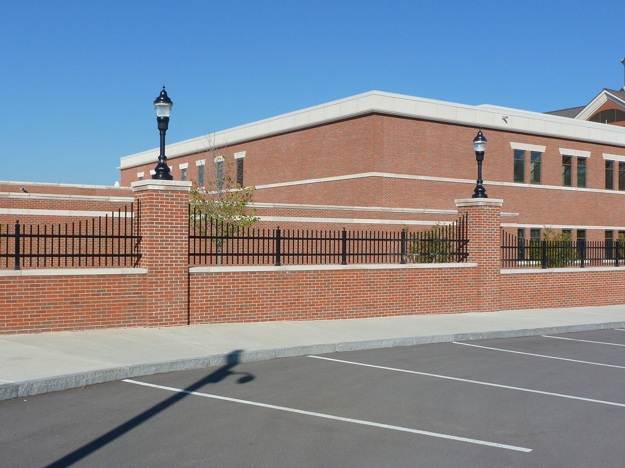 New York State Troop G headquarters security fence